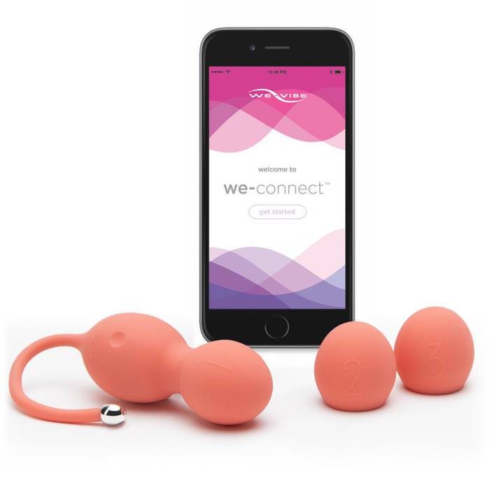 We-Vibe Bloom Rechargeable App Controlled Vibrating Kegel Balls - We-Vibe