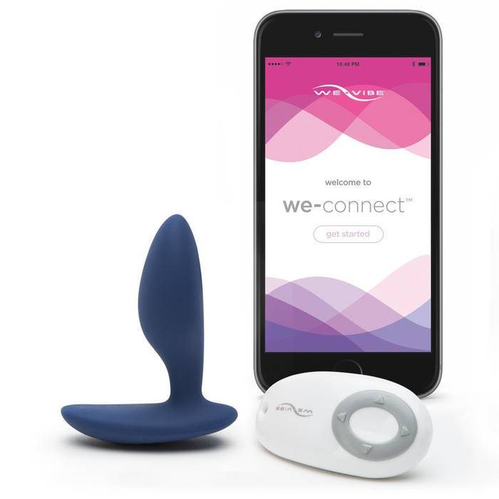 We-Vibe Ditto Rechargeable Remote and App Control Blue Butt Plug - We-Vibe