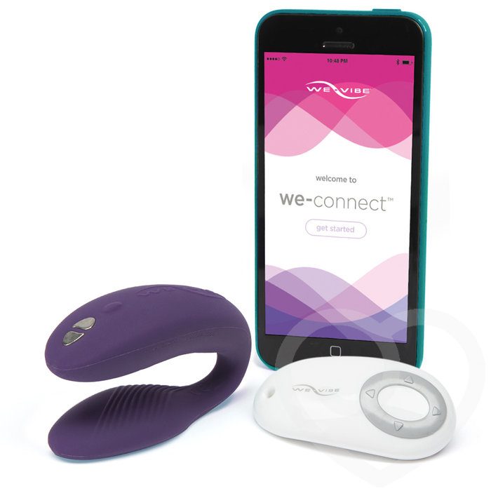 We-Vibe Sync Remote & App Control Adjustable Couple's Vibrator Purple - We-Vibe