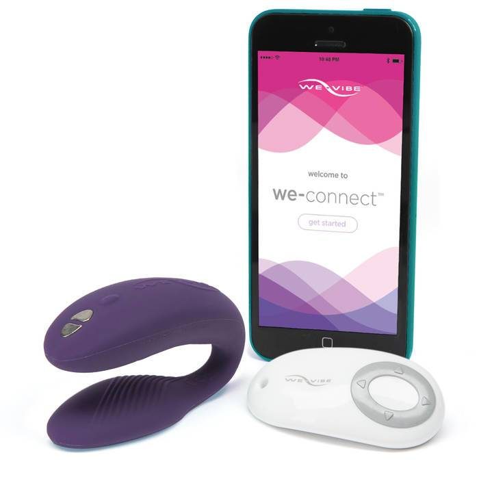 We-Vibe Sync Remote & App Control USB Rechargeable Adjustable Couple's Vibrator - We-Vibe