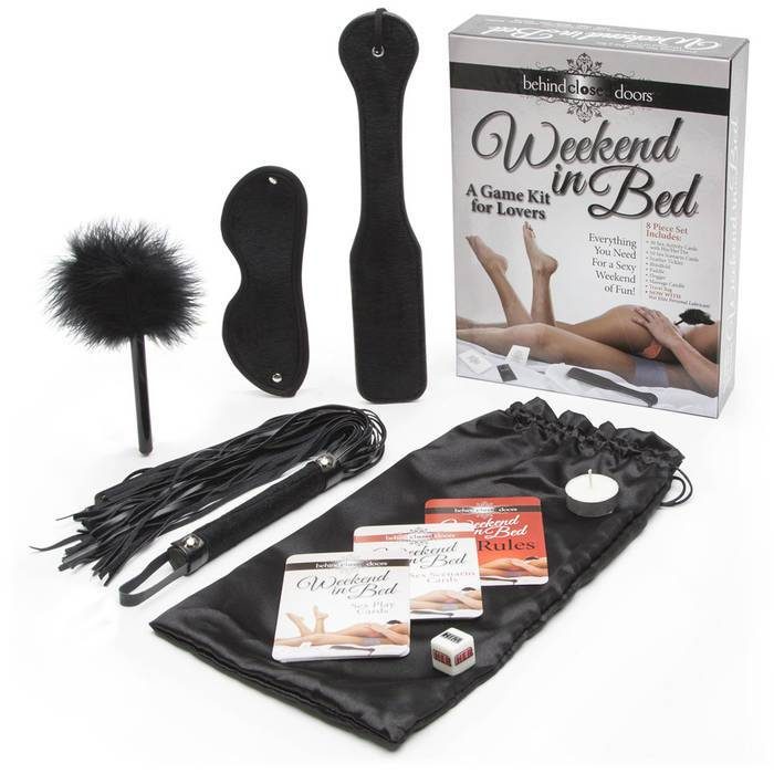 Weekend in Bed Bondage Kit and Game (8 Pieces) - Unbranded