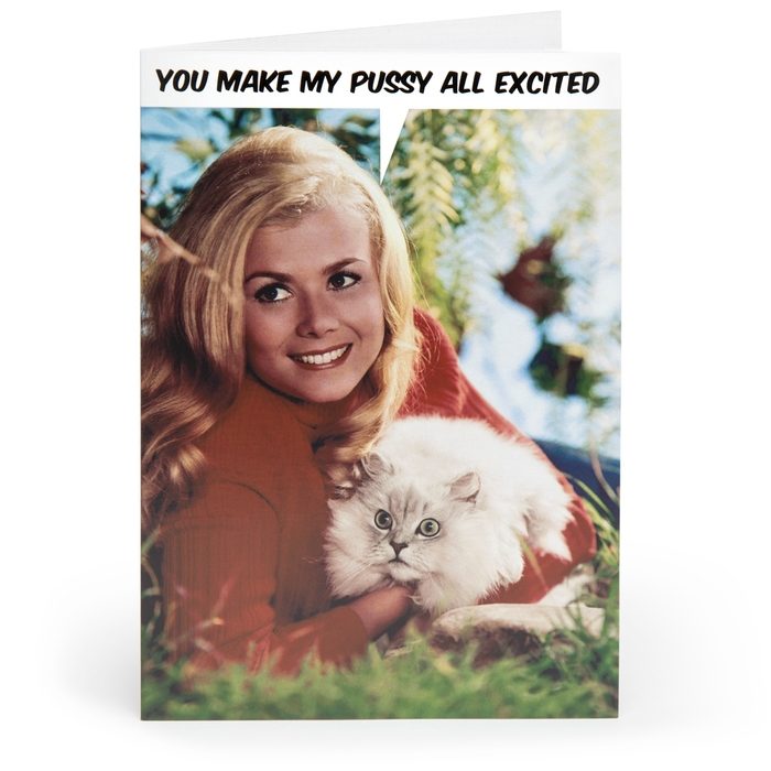 You Make My Pussy... Adult Greetings Card - Unbranded