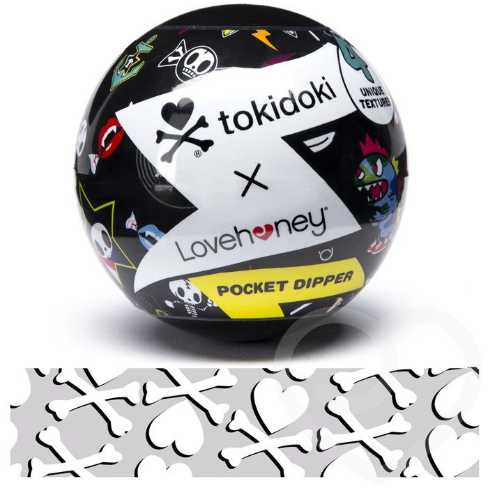 tokidoki x Lovehoney Bones Textured Pleasure Cup - tokidoki x Lovehoney